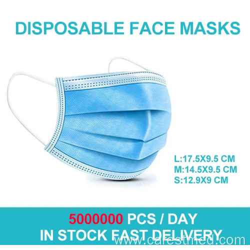 Hot sale supermarket  package 10pcs/bag  non woven face mask